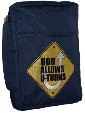 God Allows U-Turns Medium Bible Cover